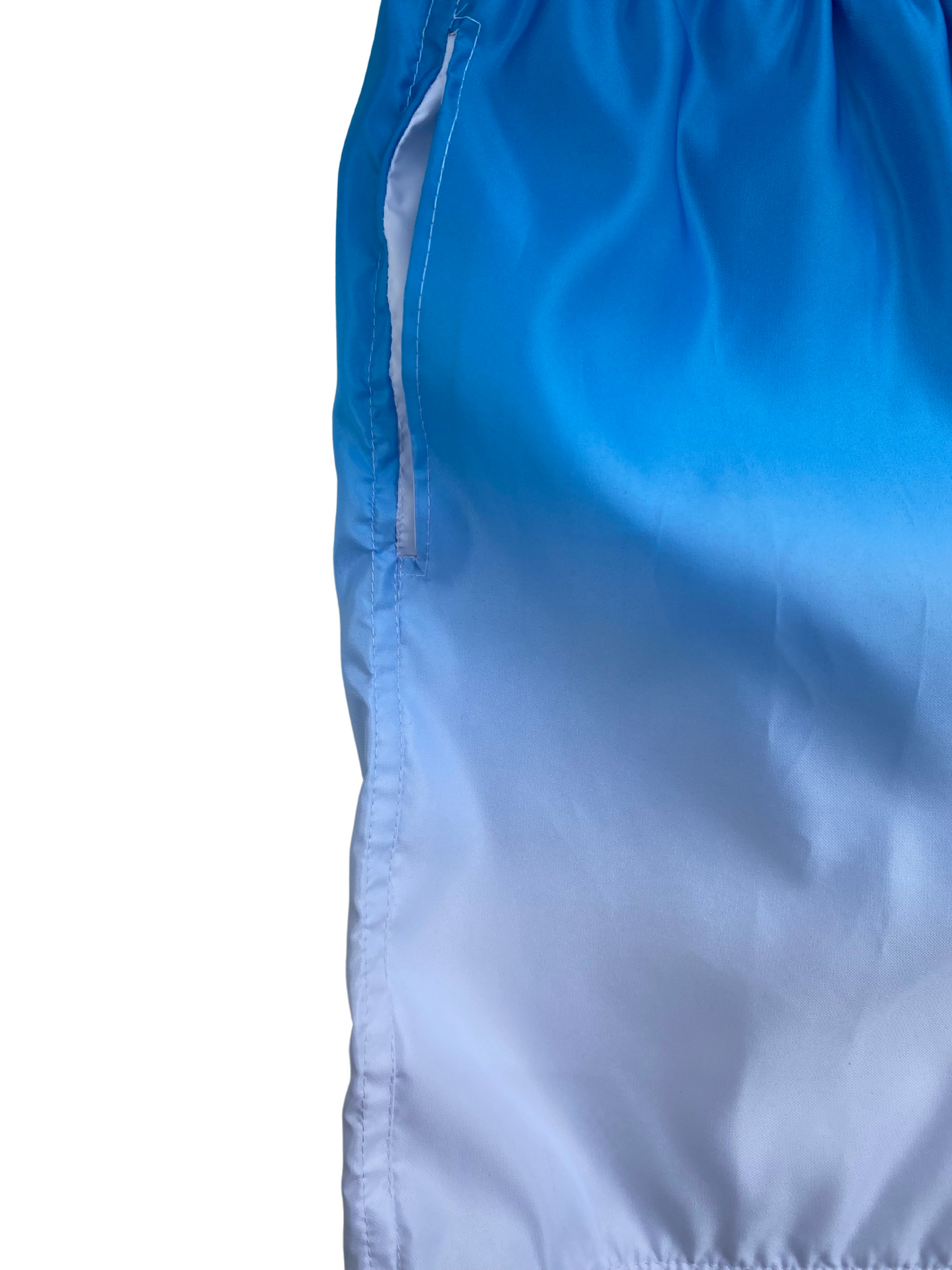 PANTALONETA DEGRADE AZUL CON BLANCO