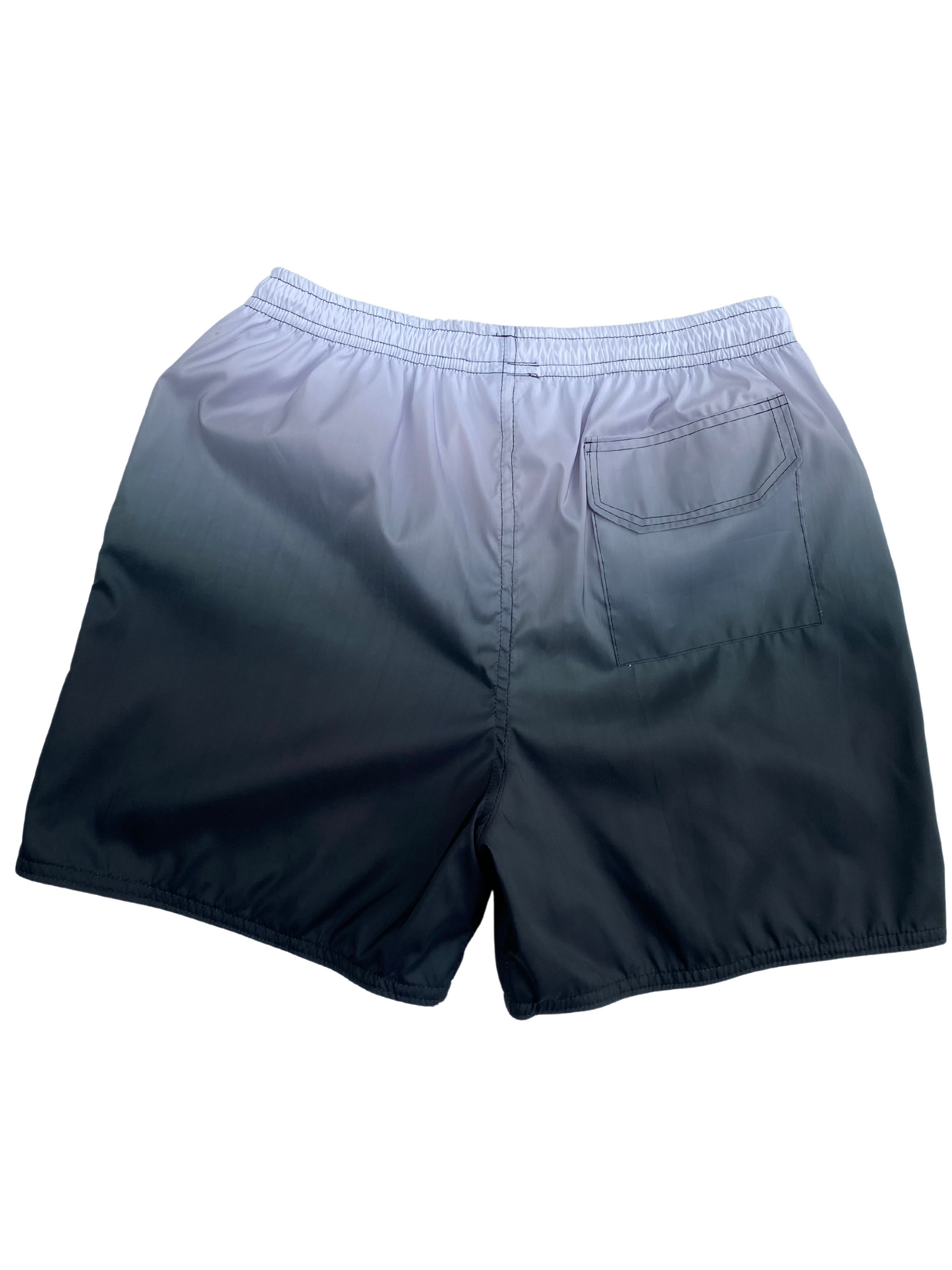 PANTALONETA BLANCO EN DEGRADE NEGRO