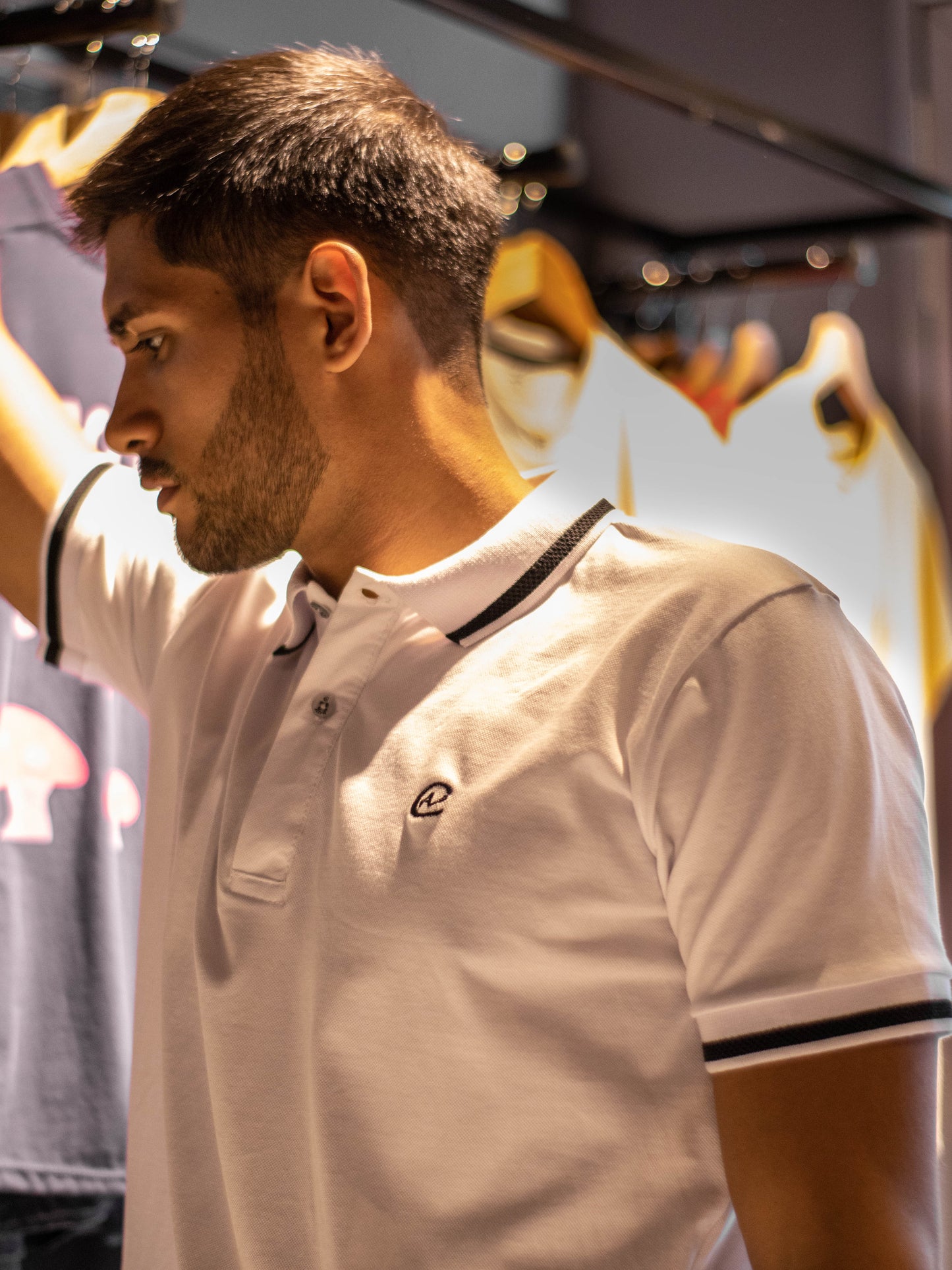 CAMISETA POLO BLANCA