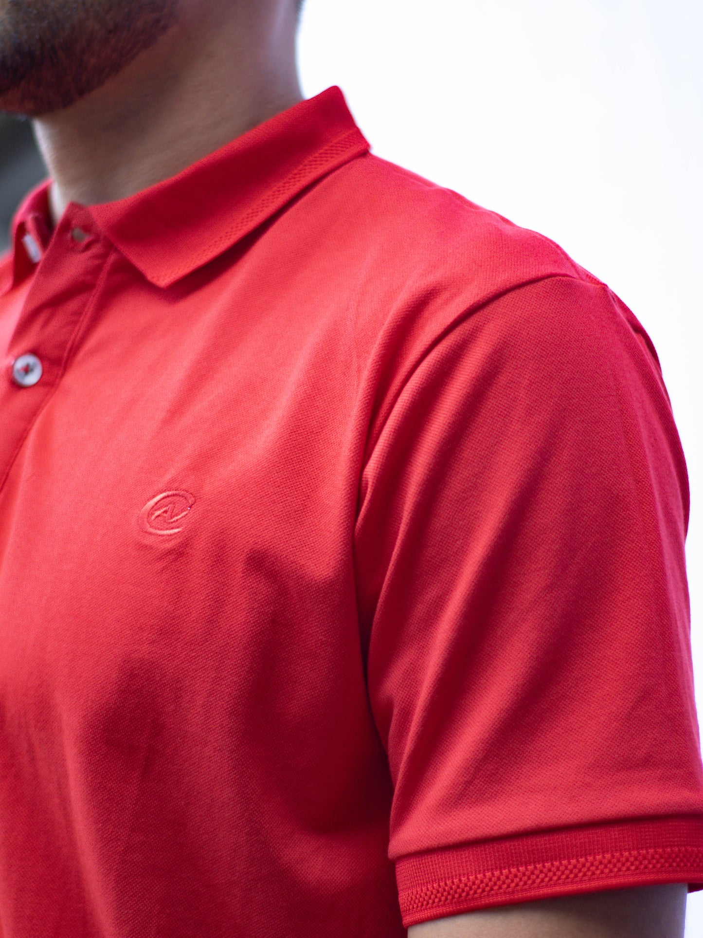 POLO FONDO ENTERO ROJO
