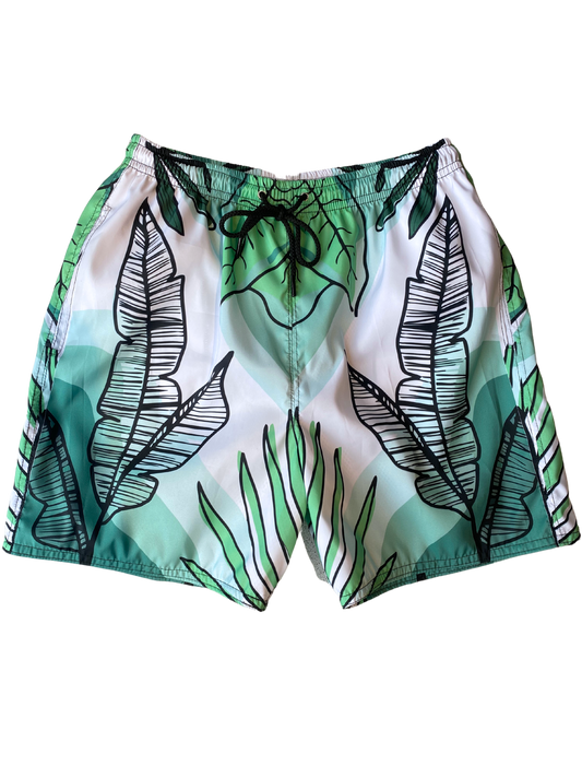 PANTALONETA DE HOJAS VERDES