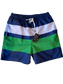 PANTALONETA AZUL OSCURO CON FRANJAS BLANCAS Y VERDES