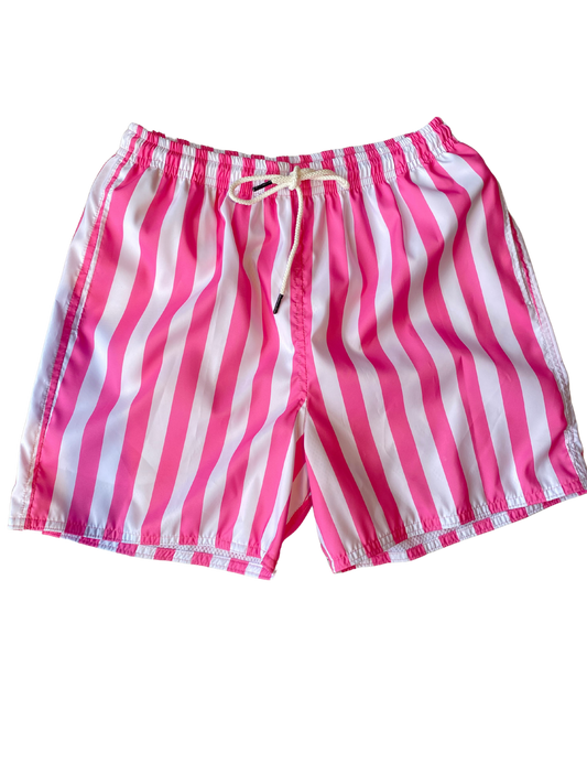 PANTALONETA ROSA A RAYAS