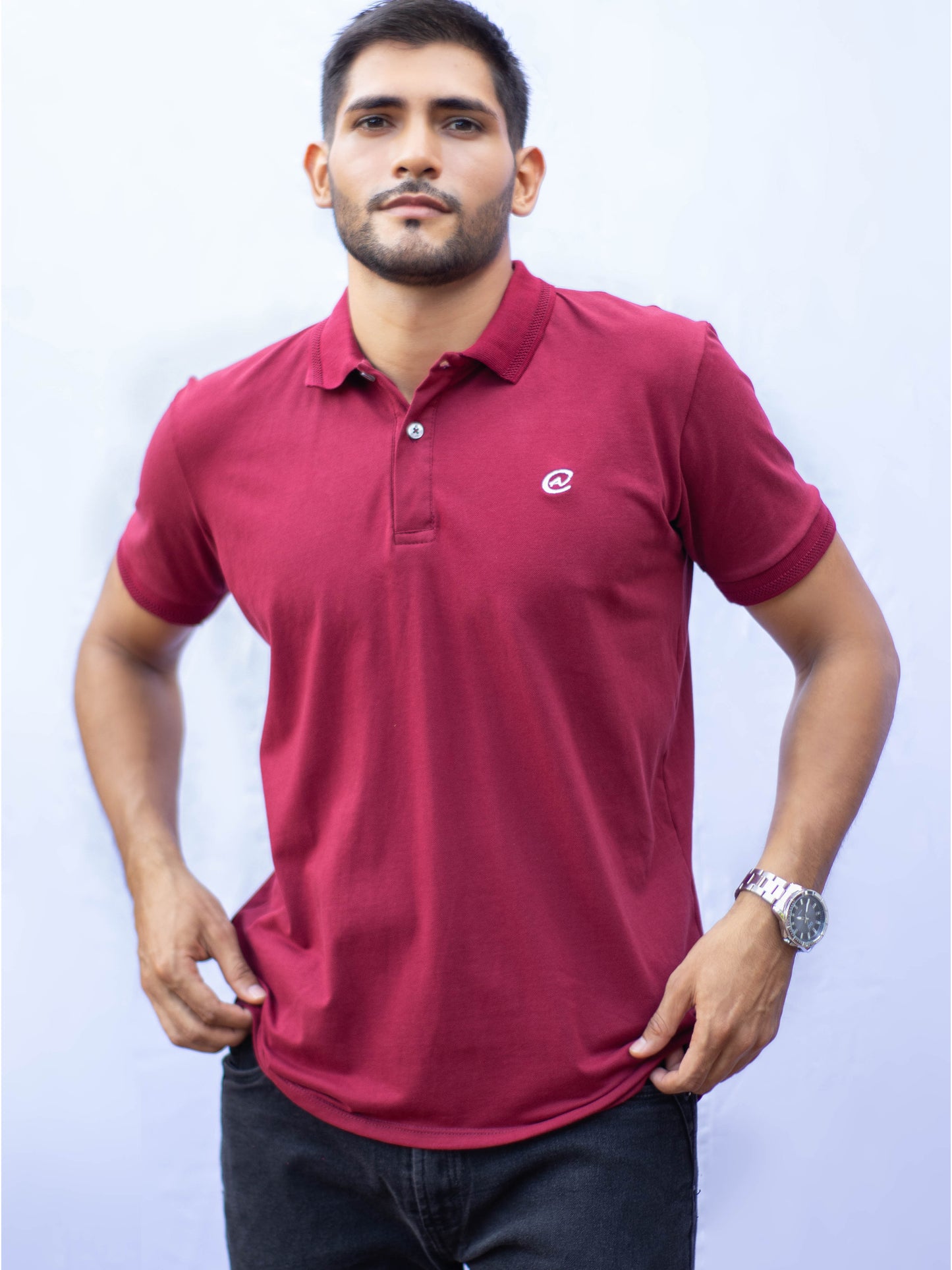 CAMISETA POLO VINOTINTO