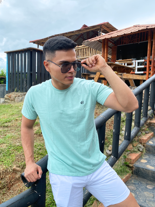 CAMISETA VERDE MENTA