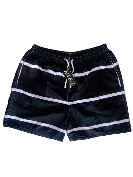 PANTALONETA NEGRA DE RAYAS